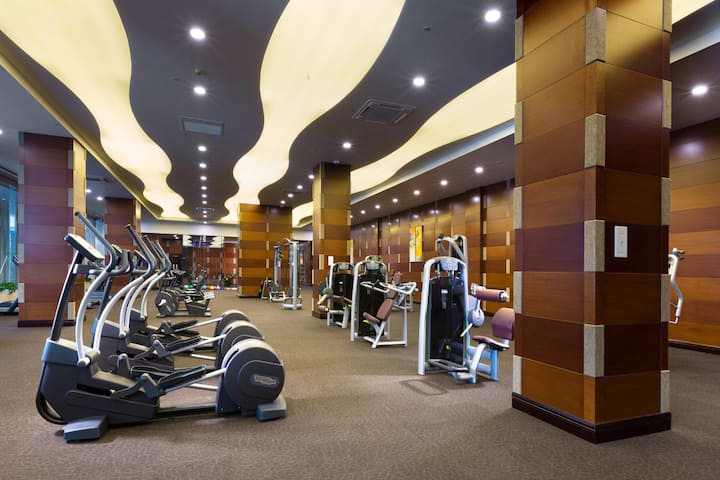 Health club at Wyndham Grand Xian Residence in Xian, Other than US/Canada